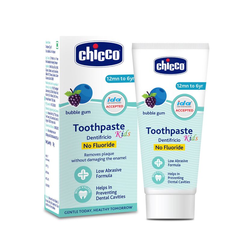 Tooth Paste Bubble Gum No Fluoride (1-6Y) (50g) image number 2